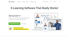 Desktop Screenshot of ispringsolutions.com